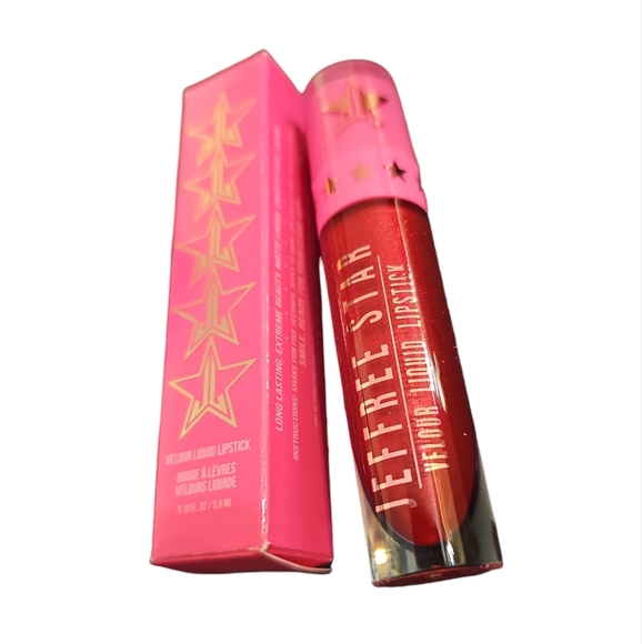 Jeffree Star Christmas Mystery Shade “?” Stocking Red Liquid Velour Lipstick - Picture 2 of 4